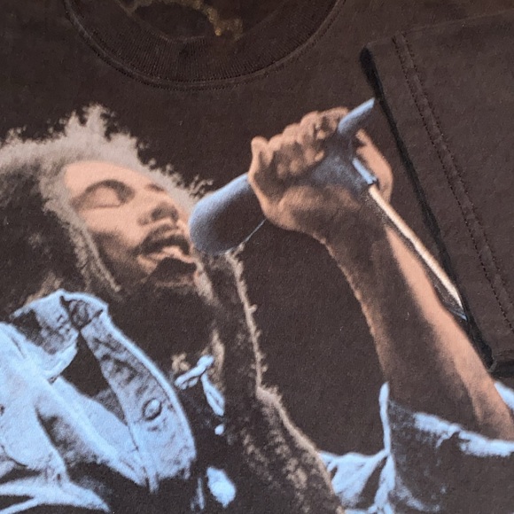 Rare 1995 Bob Marley x Liquid Blue.No tag.L.                    21 1/2 x 28 1/2 - Picture 4 of 15